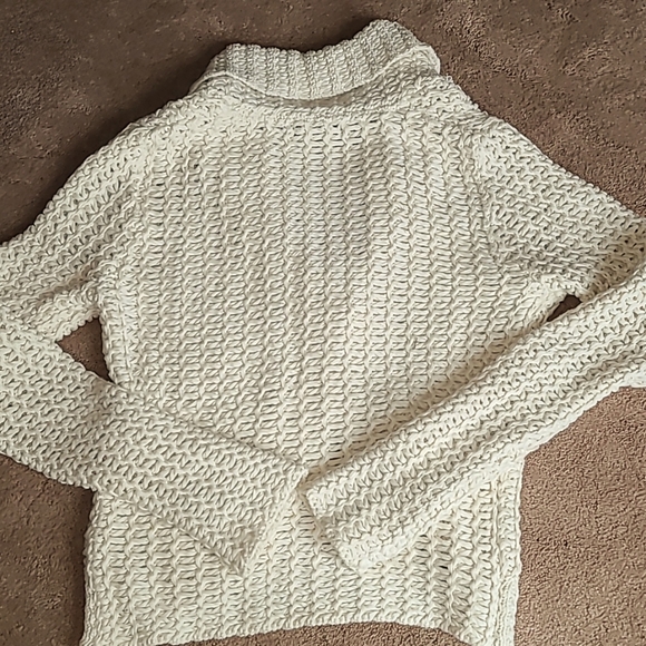 S/M cream, Daisy Fuentes, 1 button cardigan - Picture 3 of 4